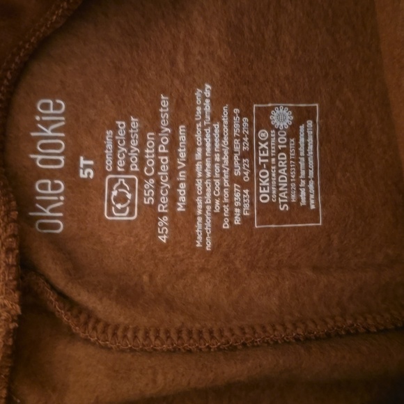 OKIE DOKIE BRAND TODDLER GIRLS ANIMAL PRINT BROWN JOGGER PANTS SIZE 5T - Picture 11 of 12